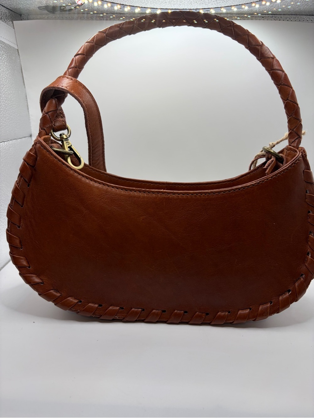 Genuine Leather Brown Women’s Shoulder Bag / crossbody - Picture 2 of 4